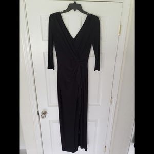 Ralph Lauren formal black dress size 6